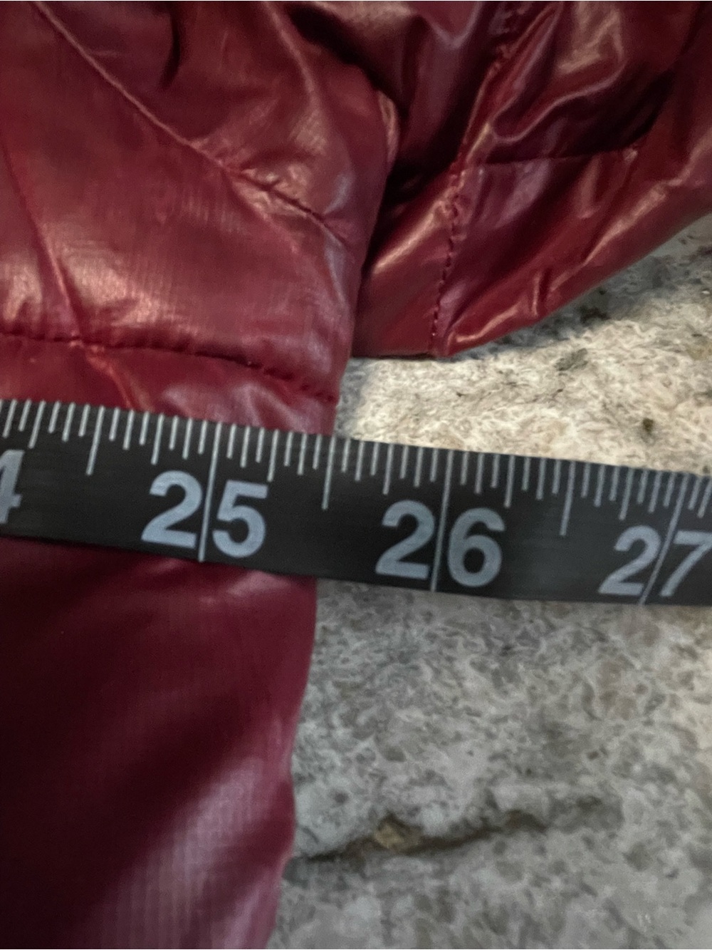 Point Zero Charcoal Grey & Burgundy Reversible Puffer Jacket Men’s XL - Picture 14 of 15